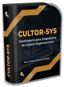 Caja 3D del eBook CULTOR-SYS: Cuestionario para Diagnóstico de Cultura Organizacional, una herramienta clave para evaluar la cultura empresarial.