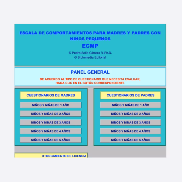 Escala de Comportamientos para Padres - ECMP - Imagen 2