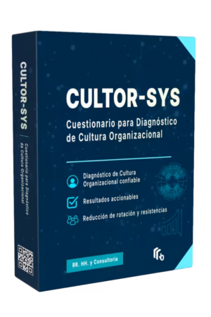 Caja del eBook CULTOR-SYS: cuestionario de cultura organizacional con resultados accionables para RR. HH.